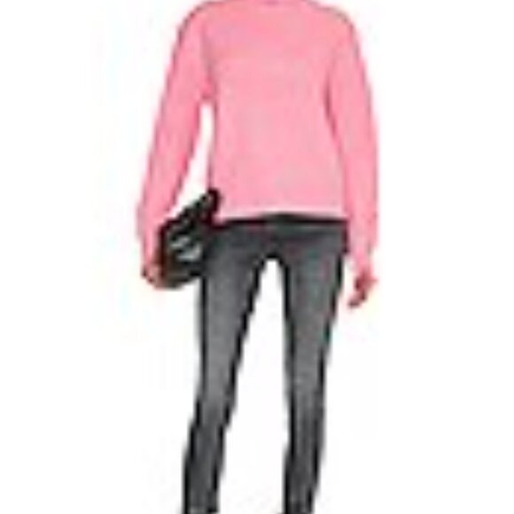 rag & bone Pierce cashmere funnel neck sweater in Pink - Picture 4 of 12